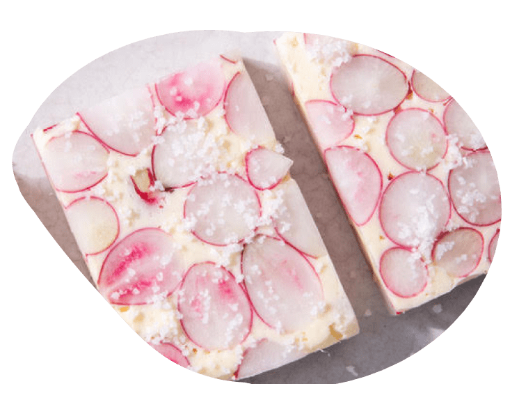 French butter and radish terrine