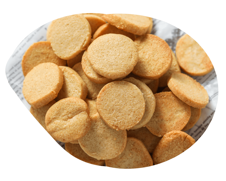 Simple Cookies made with French Butter