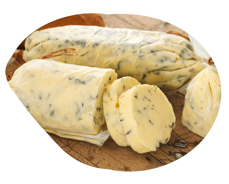 French Compound butter with fresh herbs