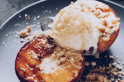 Buttery Grilled Peaches