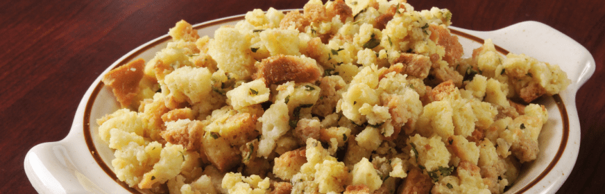 Golden Cornbread Stuffing  with French Butter