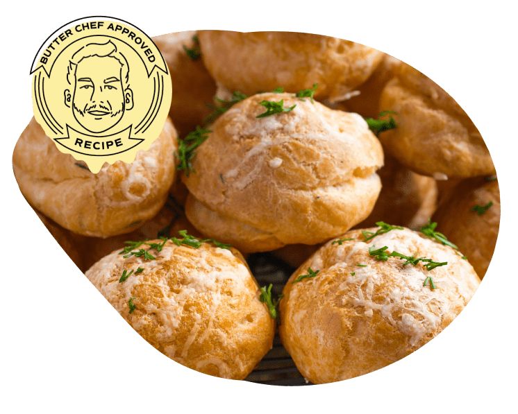 French Buttered Gougères
