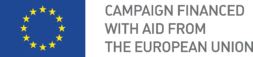 Campaign financed with aid from the european union Logo