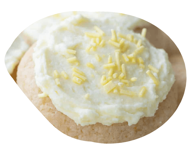 Keto Lemon Cookies made with French Butter