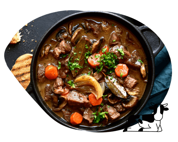 French Beef Stew au Beurre Manié