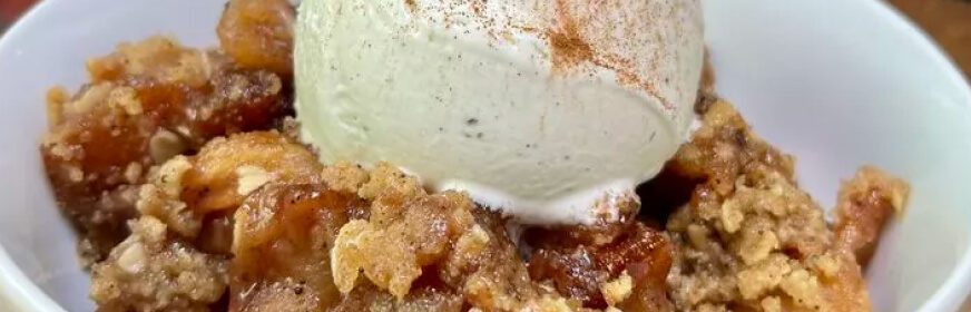 Brown Butter Apple Crisp